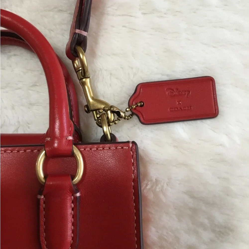 Coach And Disney Bags Disney X Coach North South Mini Tote With Minnie Mouse